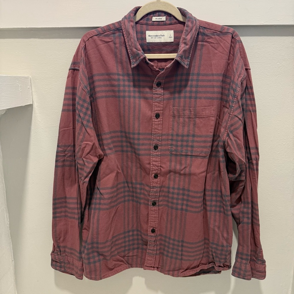 Abercrombie and Fitch relaxed flannel